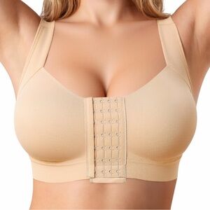BRABIC Front Closure Post Surgery Compression Bra